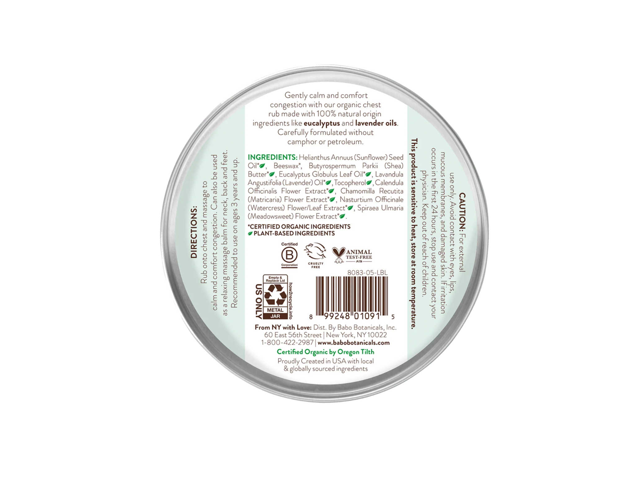 Eucalyptus Body Care Set (Bubble Bath + Chest Rub) - Image 3